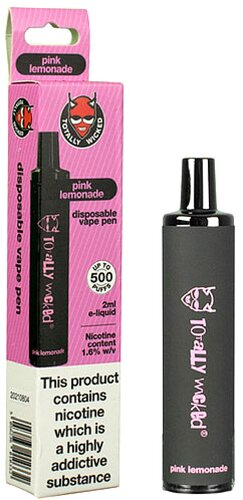 Totally Wicked Pink Lemonade Einweg Vape Pen 16 mg/ml Nikotin