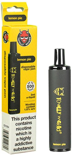 Totally Wicked Zitronenkuchen Einweg Vape Pen 16 mg/ml Nikotin