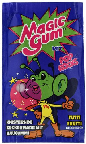 Tri D'Aix Magic Gum mit Pop Rocks Tutti Frutti 7g