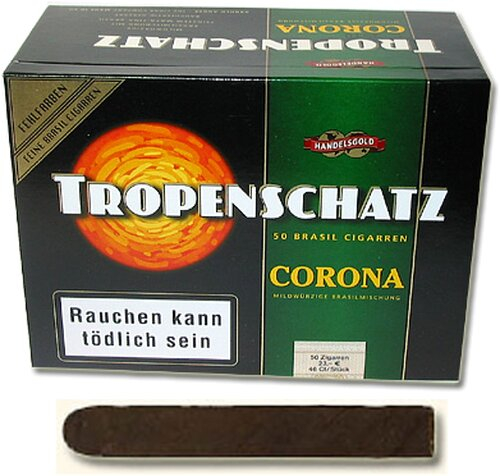 Tropenschatz 824F Brasil Zigarren Blockkiste 50er