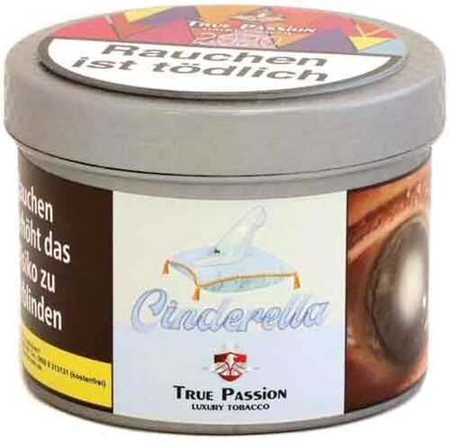 True Passion Cinderella 200g Dose Wasserpfeifentabak True Passion Cinderella 200g Dose Wasserpfeifentabak