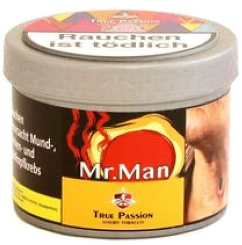 True Passion Mr Man Mango Vanille 200g Dose Wasserpfeifentabak True Passion Mr Man Mango Vanille 200g Dose Wasserpfeifentabak