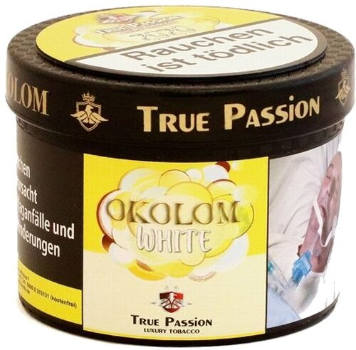 True Passion Okolom White 200g Dose Wasserpfeifentabak True Passion Okolom White 200g Dose Wasserpfeifentabak