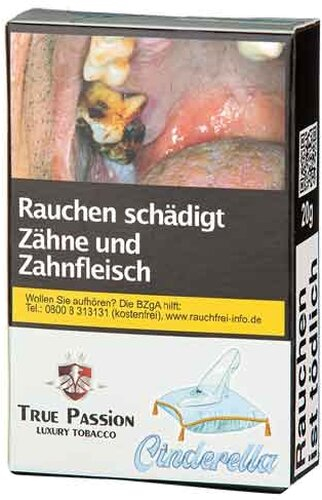 True Passion Shisha Tabak Cinderella 20g