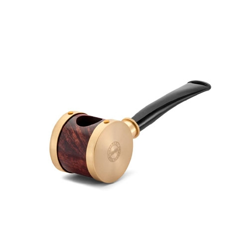 Tsuge Pfeife Metall Serie Blowfish Gold