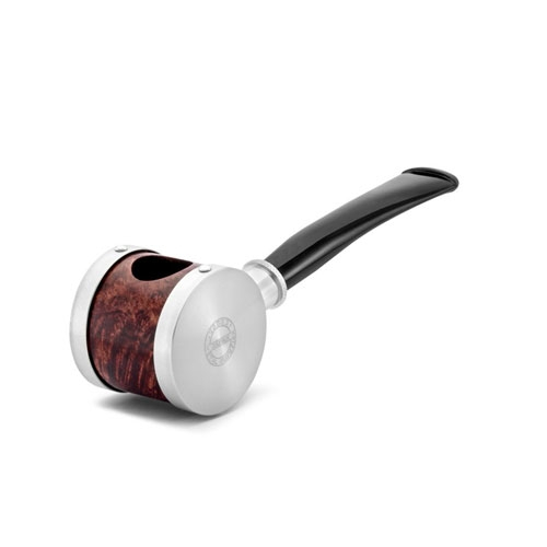 Tsuge Pfeife Metall Serie Blowfish Silver