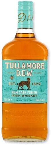Tullamore D.E.W. Rum Cask Finish Irish Whisky 43% Vol. 0,7 L