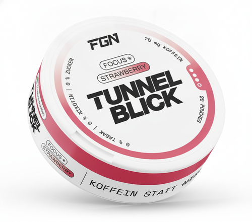 Tunnelblick Focus Energy Pouches Strawberry 20 Stk.
