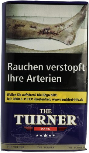 Turner Tabak Dark (ehem. Zware Shag) 40g Päckchen Feinschnitt