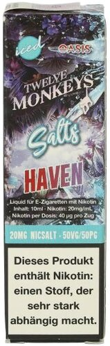 Twelve Monkeys Haven Nikotinsalzliquid 20mg