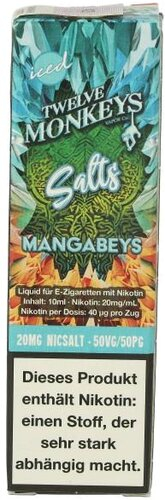 Twelve Monkeys Mangabeys Nikotinsalzliquid 20mg