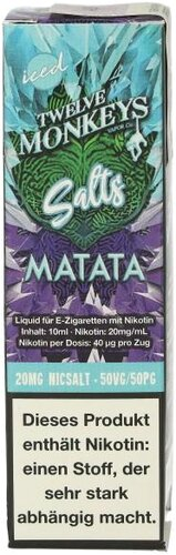 Twelve Monkeys Matata Nikotinsalzliquid 20mg