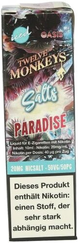Twelve Monkeys Paradise Nikotinsalzliquid 20mg
