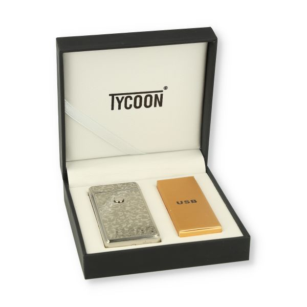 Tycoon Arc Feuerzeug mit Lichtbogen und USB-Anschluß Tycoon Arc Feuerzeug mit Lichtbogen und USB-Anschluß
