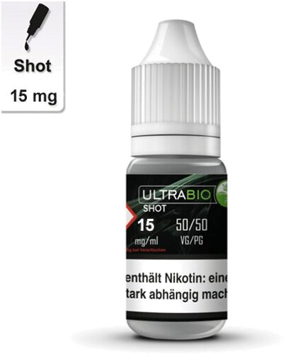 ULTRABIO Nikotin Shot 15mg/ml 50/50 ULTRABIO Nikotin Shot 15mg/ml 50/50