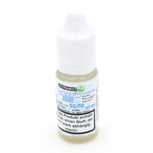ULTRABIO Nikotinsalz Shot 50/50 20mg ULTRABIO Nikotinsalz Shot 50/50 20mg