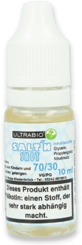 ULTRABIO Nikotinsalz Shot 70VG/30PG 10ml 20mg