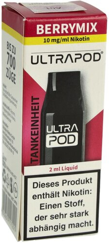 UltraBio Ultrapod Berrymix 1x2ml 10mg UltraBio Ultrapod Berrymix 1x2ml 10mg