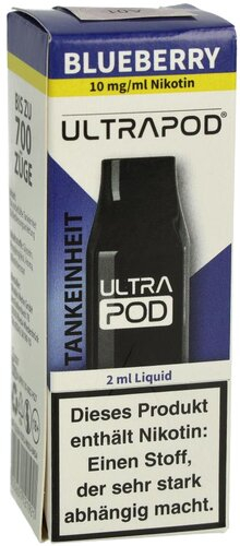 UltraBio Ultrapod Blueberry 1x2ml 10mg