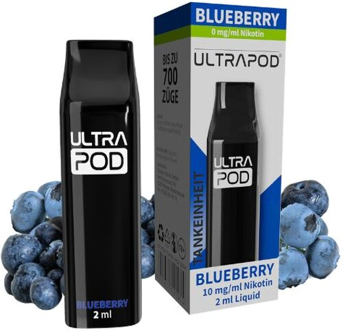 UltraBio Ultrapod Blueberry 1x2ml Nikotinfrei UltraBio Ultrapod Blueberry 1x2ml Nikotinfrei
