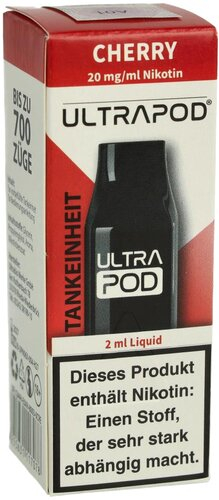 UltraBio Ultrapod Cherry 1x2ml 20mg UltraBio Ultrapod Cherry 1x2ml 20mg