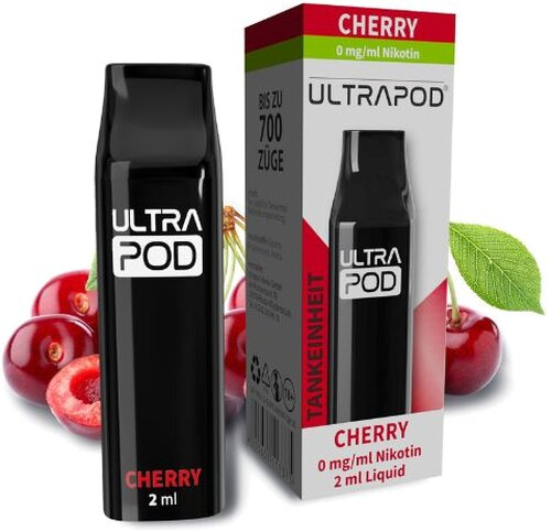 UltraBio Ultrapod Cherry 1x2ml Nikotinfrei UltraBio Ultrapod Cherry 1x2ml Nikotinfrei