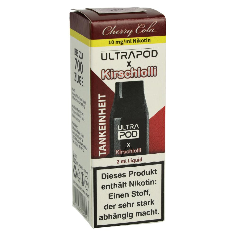 UltraBio Ultrapod Kirschlolli Cherry Cola 1x2ml 10mg UltraBio Ultrapod Kirschlolli Cherry Cola 1x2ml 10mg