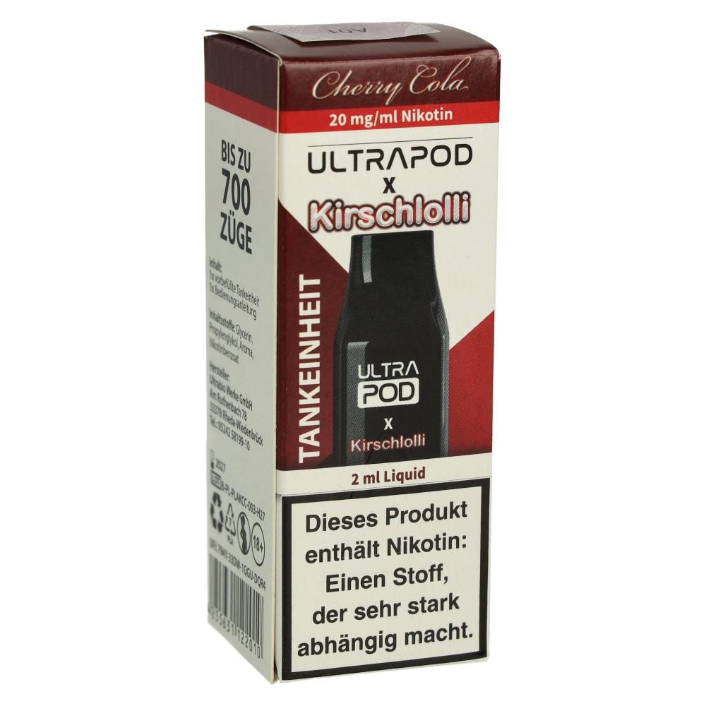 UltraBio Ultrapod Kirschlolli Cherry Cola 1x2ml 20mg UltraBio Ultrapod Kirschlolli Cherry Cola 1x2ml 20mg