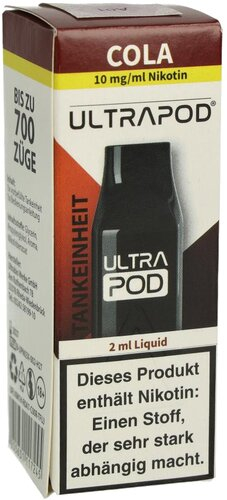 UltraBio Ultrapod Cola 1x2ml 10mg UltraBio Ultrapod Cola 1x2ml 10mg