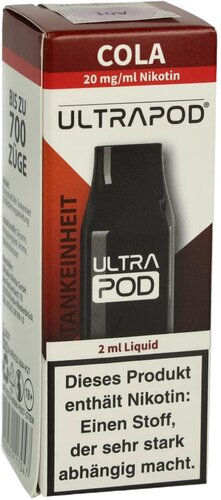 UltraBio Ultrapod Cola 1x2ml 20mg UltraBio Ultrapod Cola 1x2ml 20mg