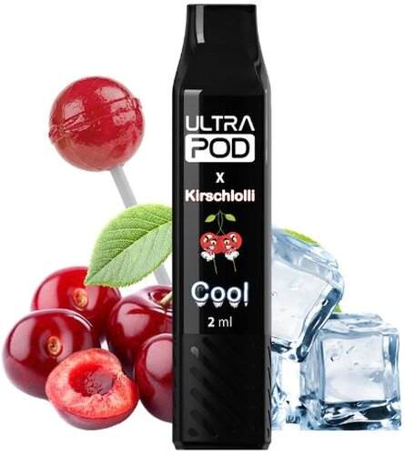 UltraBio Ultrapod Kirschlolli Cool 1x2ml Nikotinfrei UltraBio Ultrapod Kirschlolli Cool 1x2ml Nikotinfrei