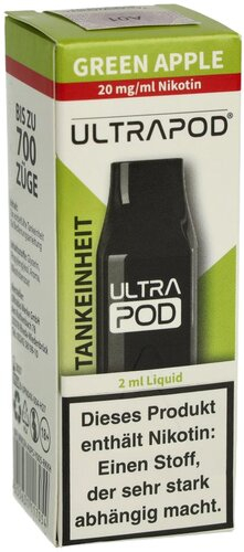 UltraBio Ultrapod Green Apple 1x2ml 20mg UltraBio Ultrapod Green Apple 1x2ml 20mg