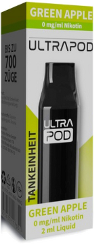 UltraBio Ultrapod Green Apple 1x2ml Nikotinfrei