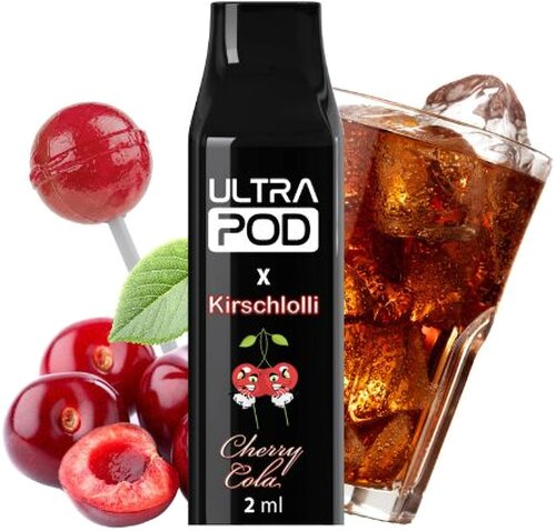 UltraBio Ultrapod Kirschlolli Cherry Cola 1x2ml Nikotinfrei UltraBio Ultrapod Kirschlolli Cherry Cola 1x2ml Nikotinfrei