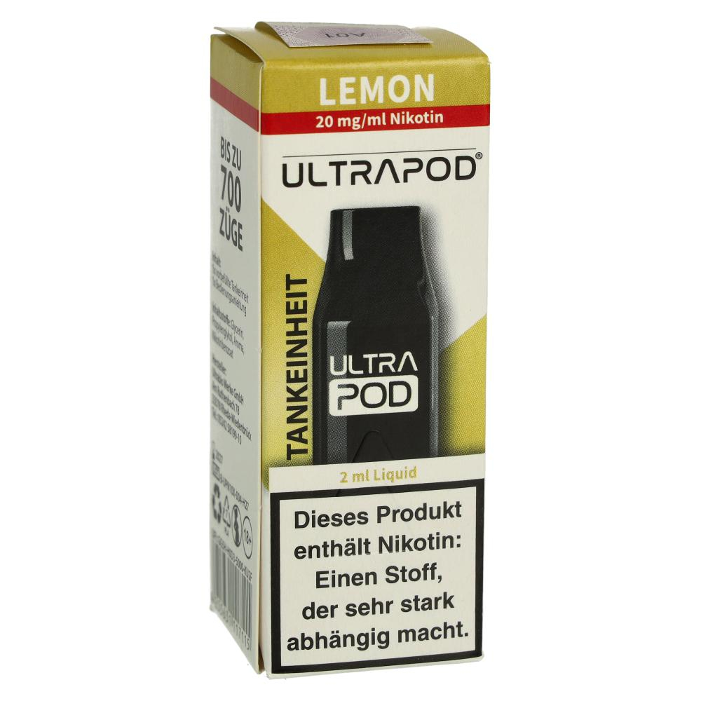 UltraBio Ultrapod Lemon 1x2ml 20mg UltraBio Ultrapod Lemon 1x2ml 20mg