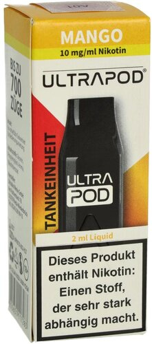 UltraBio Ultrapod Mango 1x2ml 10mg UltraBio Ultrapod Mango 1x2ml 10mg