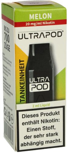 UltraBio Ultrapod Melon 1x2ml 20mg UltraBio Ultrapod Melon 1x2ml 20mg