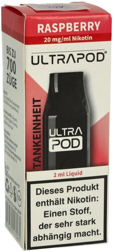 UltraBio Ultrapod Raspberry 1x2ml 20mg