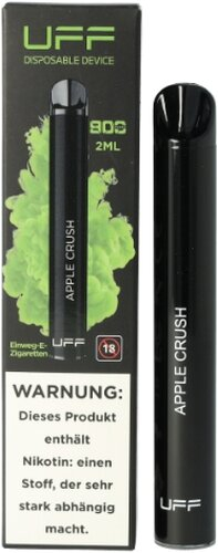 UFF 900 Einweg E-Shisha Apple Crush 20mg UFF 900 Einweg E-Shisha Apple Crush 20mg