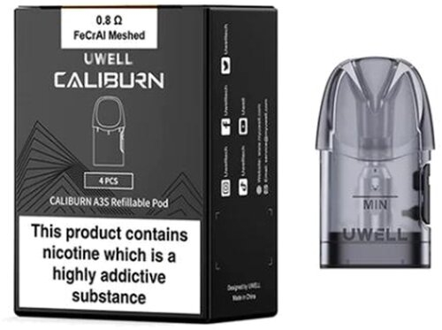 Uwell Caliburn A3S Pod Tank Verdampfer 0,8 Ohm