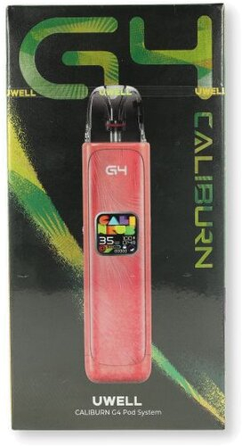 Uwell Caliburn G4 Pod Kit Flamingo-Red
