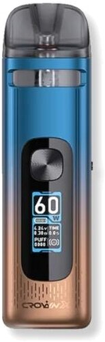Uwell Crown X Kit E-Zigarette blau-braun