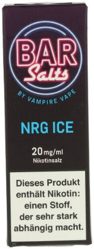 Vampire Vape Bar Salts NRG Ice Nikotinsalz Liquid 20mg