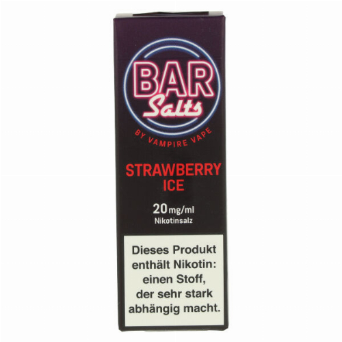 Vampire Vape Bar Salts Strawberry Ice Nikotinsalz Liquid 20mg Vampire Vape Bar Salts Strawberry Ice Nikotinsalz Liquid 20mg