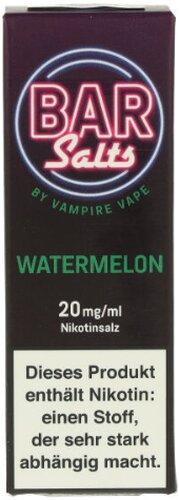 Vampire Vape Bar Salts Watermelon Nikotinsalz Liquid 20mg