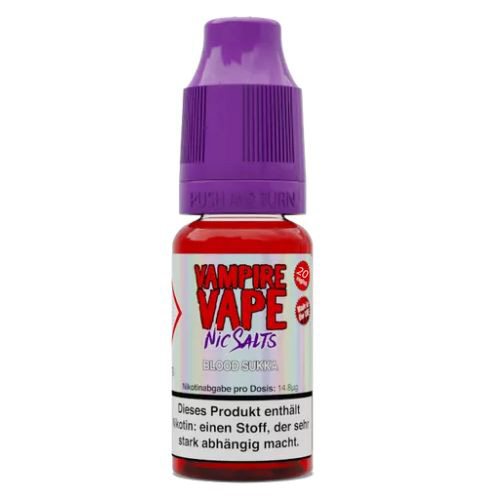 Vampire Vape Blood Sukka Nicotinsalz Liquid 20mg Vampire Vape Blood Sukka Nicotinsalz Liquid 20mg