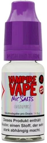 Vampire Vape Catapult Nicotinsalz Liquid 10mg Vampire Vape Catapult Nicotinsalz Liquid 10mg