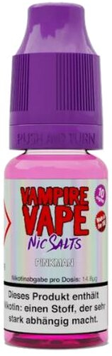 Vampire Vape Nic Salts E-Liquid Pinkman 20mg Vampire Vape Nic Salts E-Liquid Pinkman 20mg