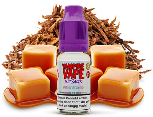 Vampire Vape Nikotinsalz Liquid Sweet Tobacco 10mg Vampire Vape Nikotinsalz Liquid Sweet Tobacco 10mg