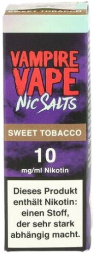 Vampire Vape Nikotinsalz Liquid Sweet Tobacco 10mg